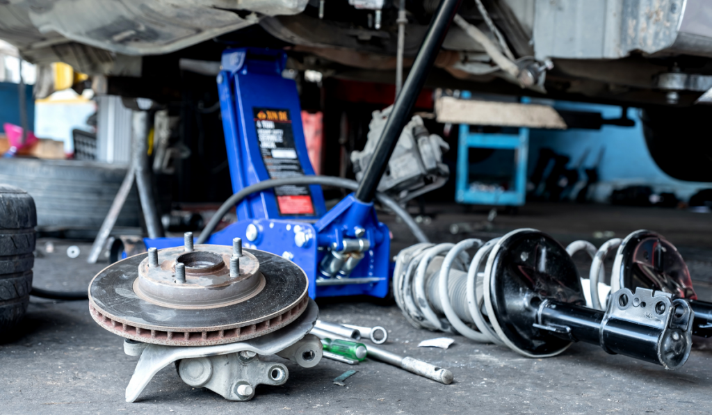 car  brake system and car suspension